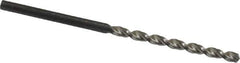 Walter-Titex - #40 130° High Speed Steel Jobber Drill - Oxide Finish, Right Hand Cut, Parabolic Flute, Straight Shank, 2-1/4" OAL, Standard Point - Eagle Tool & Supply