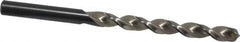 Walter-Titex - Letter K 130° High Speed Steel Jobber Drill - Oxide Finish, Right Hand Cut, Parabolic Flute, Straight Shank, 4-9/32" OAL, Standard Point - Eagle Tool & Supply