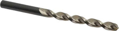Walter-Titex - Letter P 130° High Speed Steel Jobber Drill - Oxide Finish, Right Hand Cut, Parabolic Flute, Straight Shank, 4-19/32" OAL, Standard Point - Eagle Tool & Supply