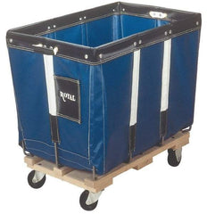 Royal Basket Trucks - 54" Long x 34" Wide x 36" High, Blue Vinyl Replacement Liner - Use with Royal - 24 Bushel Capacity Basket Trucks - Eagle Tool & Supply