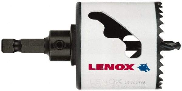 Lenox - 2-7/8" Diam, 1-1/2" Cutting Depth, Hole Saw - Bi-Metal Saw, Toothed Edge - Eagle Tool & Supply