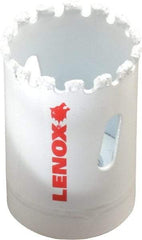 Lenox - 1-3/8" Diam, 1-5/8" Cutting Depth, Hole Saw - Carbide Grit Saw, Gulleted Edge - Eagle Tool & Supply