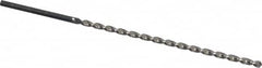 Walter-Titex - 3/16" 130° 2-Flute High Speed Steel Extra Length Drill Bit - Eagle Tool & Supply