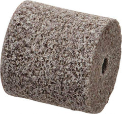 Norton - 1" Diam, 1" Face Width, 3/16" Center Hole, Coarse Grade, Aluminum Oxide Deburring Wheel - Unitized, Hard Density 8 Grade, 35,100 RPM - Eagle Tool & Supply