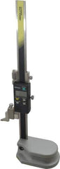 Mitutoyo - 8" Electronic Height Gage - 0.0005" Resolution, Accurate to 0.001", LCD Display, SPC Data Output - Eagle Tool & Supply