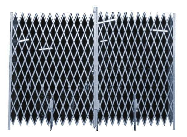 Illinois Engineered Products - 6' High x 20' Wide Bi-Parting Folding Gates - Steel - Eagle Tool & Supply