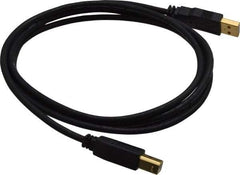 Tripp-Lite - 6' Long, USB A/B Computer Cable - Black, Male x Male - Eagle Tool & Supply