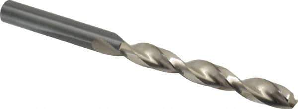Walter-Titex - 23/64" 130° Cobalt Jobber Drill - Oxide Finish, Right Hand Cut, Parabolic Flute, Straight Shank, 4-29/32" OAL, Split Point - Eagle Tool & Supply