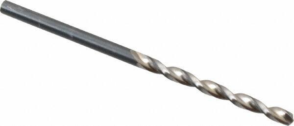 Walter-Titex - #38 130° Cobalt Jobber Drill - Oxide Finish, Right Hand Cut, Parabolic Flute, Straight Shank, 2-1/4" OAL, Split Point - Eagle Tool & Supply