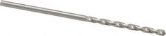 Walter-Titex - 1.6mm 130° Cobalt Jobber Drill - Bright Finish, Right Hand Cut, Parabolic Flute, Straight Shank, 1-11/16" OAL, Split Point - Eagle Tool & Supply