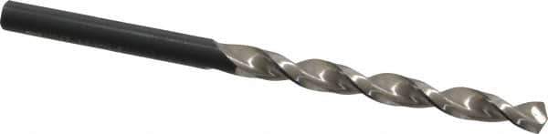 Walter-Titex - 4.5mm 130° Cobalt Jobber Drill - Oxide Finish, Right Hand Cut, Parabolic Flute, Straight Shank, 3-5/32" OAL, Split Point - Eagle Tool & Supply