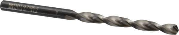 Walter-Titex - 5.2mm 130° Cobalt Jobber Drill - Oxide Finish, Right Hand Cut, Parabolic Flute, Straight Shank, 3-25/64" OAL, Split Point - Eagle Tool & Supply