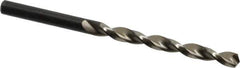 Walter-Titex - 6.1mm 130° Cobalt Jobber Drill - Oxide Finish, Right Hand Cut, Parabolic Flute, Straight Shank, 101mm OAL, Split Point - Eagle Tool & Supply