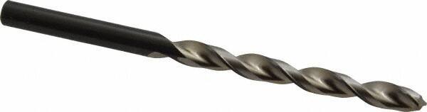 Walter-Titex - 6.2mm 130° Cobalt Jobber Drill - Oxide Finish, Right Hand Cut, Parabolic Flute, Straight Shank, 101mm OAL, Split Point - Eagle Tool & Supply