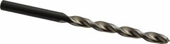 Walter-Titex - 6.2mm 130° Cobalt Jobber Drill - Oxide Finish, Right Hand Cut, Parabolic Flute, Straight Shank, 101mm OAL, Split Point - Eagle Tool & Supply