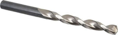 Walter-Titex - 10.8mm 130° Cobalt Jobber Drill - Oxide Finish, Right Hand Cut, Parabolic Flute, Straight Shank, 5-19/32" OAL, Split Point - Eagle Tool & Supply