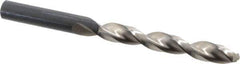 Walter-Titex - 11.2mm 130° Cobalt Jobber Drill - Oxide Finish, Right Hand Cut, Parabolic Flute, Straight Shank, 5-19/32" OAL, Split Point - Eagle Tool & Supply