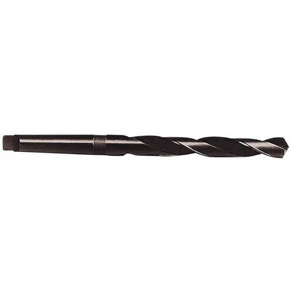 Hertel - 2-9/16", 5MT 118° Point High Speed Steel Taper Shank Drill Bit - Eagle Tool & Supply