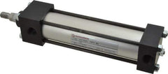 Norgren - 5" Stroke x 1-1/2" Bore Single Acting Air Cylinder - 3/8 Port, 7/16-20 Rod Thread, 250 Max psi, -20 to 200°F - Eagle Tool & Supply