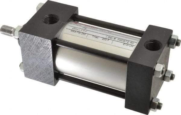 Norgren - 2" Stroke x 2" Bore Single Acting Air Cylinder - 3/8 Port, 7/16-20 Rod Thread, 250 Max psi, -20 to 200°F - Eagle Tool & Supply