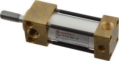 Norgren - 1" Stroke x 3/4" Bore Single Acting Air Cylinder - 1/8 Port, 5/16-18 Rod Thread, 150 Max psi, -20 to 200°F - Eagle Tool & Supply