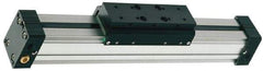 Norgren - 2-1/2" Bore x 42" Stroke Standard Rodless Air Cylinder - 116 Max psi, -22 to 176°F, 1/2" NPTF Port - Eagle Tool & Supply