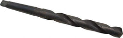 Interstate - 49/64", 2MT 118° Point High Speed Steel Taper Shank Drill Bit - Oxide Finish, 5-1/2" Flute Length, 9-3/8" OAL, Spiral Flute - Eagle Tool & Supply
