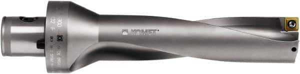 Komet - 156mm Max Drill Depth, 3xD, 52mm Diam, Indexable Insert Drill - 4 Inserts, ABS 63 Modular Connection Shank - Eagle Tool & Supply