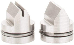 SPI - Chrome Caliper Inside & Outside Diameter Attachment - 2 Pieces, 1 to 1.5mm Pitch, For Use with 6" Dial or Electronic Calipers - Eagle Tool & Supply