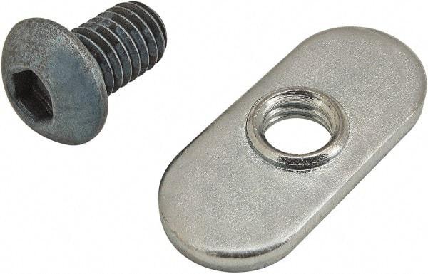 80/20 Inc. - Open Shelving Button Head Socket Cap Screw - 10mm Long, Use with 10/25 Series - Eagle Tool & Supply