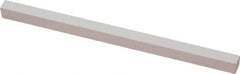 Norton - 900 Grit Aluminum Oxide Square Polishing Stone - Super Fine Grade, 1/4" Wide x 6" Long x 1/4" Thick - Eagle Tool & Supply