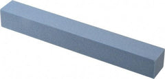 Norton - 80 Grit Aluminum Oxide Square Polishing Stone - Medium Grade, 1" Wide x 8" Long x 1" Thick - Eagle Tool & Supply