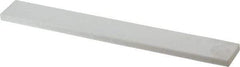 Norton - 100 Grit Aluminum Oxide Rectangular Polishing Stone - Fine Grade, 1" Wide x 8" Long x 1/4" Thick - Eagle Tool & Supply