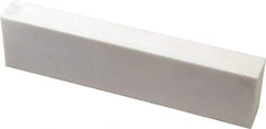 Norton - 100 Grit Aluminum Oxide Rectangular Polishing Stone - Fine Grade, 2" Wide x 8" Long x 1" Thick - Eagle Tool & Supply
