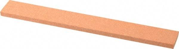 Norton - 150 Grit Aluminum Oxide Rectangular Polishing Stone - Very Fine Grade, 1" Wide x 8" Long x 1/4" Thick - Eagle Tool & Supply
