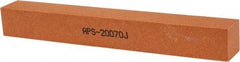 Norton - 150 Grit Aluminum Oxide Square Polishing Stone - Very Fine Grade, 1" Wide x 8" Long x 1" Thick - Eagle Tool & Supply