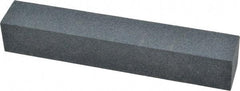 Made in USA - 120 Grit Aluminum Oxide Square Polishing Stone - Fine Grade, 1" Wide x 6" Long x 1" Thick - Eagle Tool & Supply