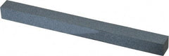 Made in USA - 150 Grit Aluminum Oxide Square Polishing Stone - Very Fine Grade, 1/2" Wide x 6" Long x 1/2" Thick - Eagle Tool & Supply