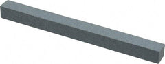 Made in USA - 180 Grit Aluminum Oxide Square Polishing Stone - Very Fine Grade, 1/2" Wide x 6" Long x 1/2" Thick - Eagle Tool & Supply