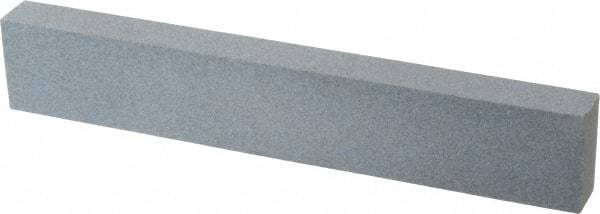 Made in USA - 180 Grit Aluminum Oxide Rectangular Polishing Stone - Very Fine Grade, 1" Wide x 6" Long x 1/2" Thick - Eagle Tool & Supply