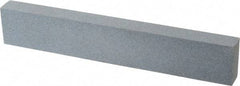Made in USA - 180 Grit Aluminum Oxide Rectangular Polishing Stone - Very Fine Grade, 1" Wide x 6" Long x 1/2" Thick - Eagle Tool & Supply