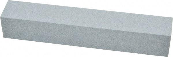 Made in USA - 180 Grit Aluminum Oxide Square Polishing Stone - Very Fine Grade, 1" Wide x 6" Long x 1" Thick - Eagle Tool & Supply
