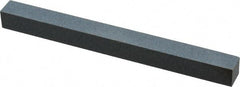 Made in USA - 220 Grit Aluminum Oxide Square Polishing Stone - Very Fine Grade, 1/2" Wide x 6" Long x 1/2" Thick - Eagle Tool & Supply