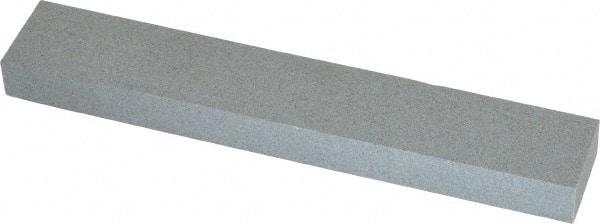 Made in USA - 220 Grit Aluminum Oxide Rectangular Polishing Stone - Very Fine Grade, 1" Wide x 6" Long x 1/2" Thick - Eagle Tool & Supply