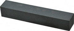 Made in USA - 220 Grit Aluminum Oxide Square Polishing Stone - Very Fine Grade, 1" Wide x 6" Long x 1" Thick - Eagle Tool & Supply