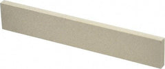 Made in USA - 320 Grit Aluminum Oxide Rectangular Polishing Stone - Extra Fine Grade, 1" Wide x 6" Long x 1/4" Thick - Eagle Tool & Supply