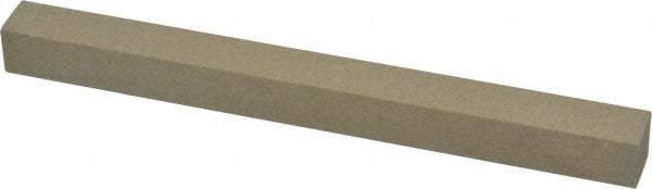 Made in USA - 320 Grit Aluminum Oxide Square Polishing Stone - Extra Fine Grade, 1/2" Wide x 6" Long x 1/2" Thick - Eagle Tool & Supply