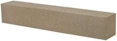 Made in USA - 320 Grit Aluminum Oxide Square Polishing Stone - Extra Fine Grade, 1" Wide x 6" Long x 1" Thick - Eagle Tool & Supply