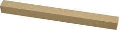 Made in USA - 400 Grit Aluminum Oxide Square Polishing Stone - Super Fine Grade, 1/2" Wide x 6" Long x 1/2" Thick - Eagle Tool & Supply
