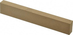 Made in USA - 400 Grit Aluminum Oxide Rectangular Polishing Stone - Super Fine Grade, 1" Wide x 6" Long x 1/2" Thick - Eagle Tool & Supply